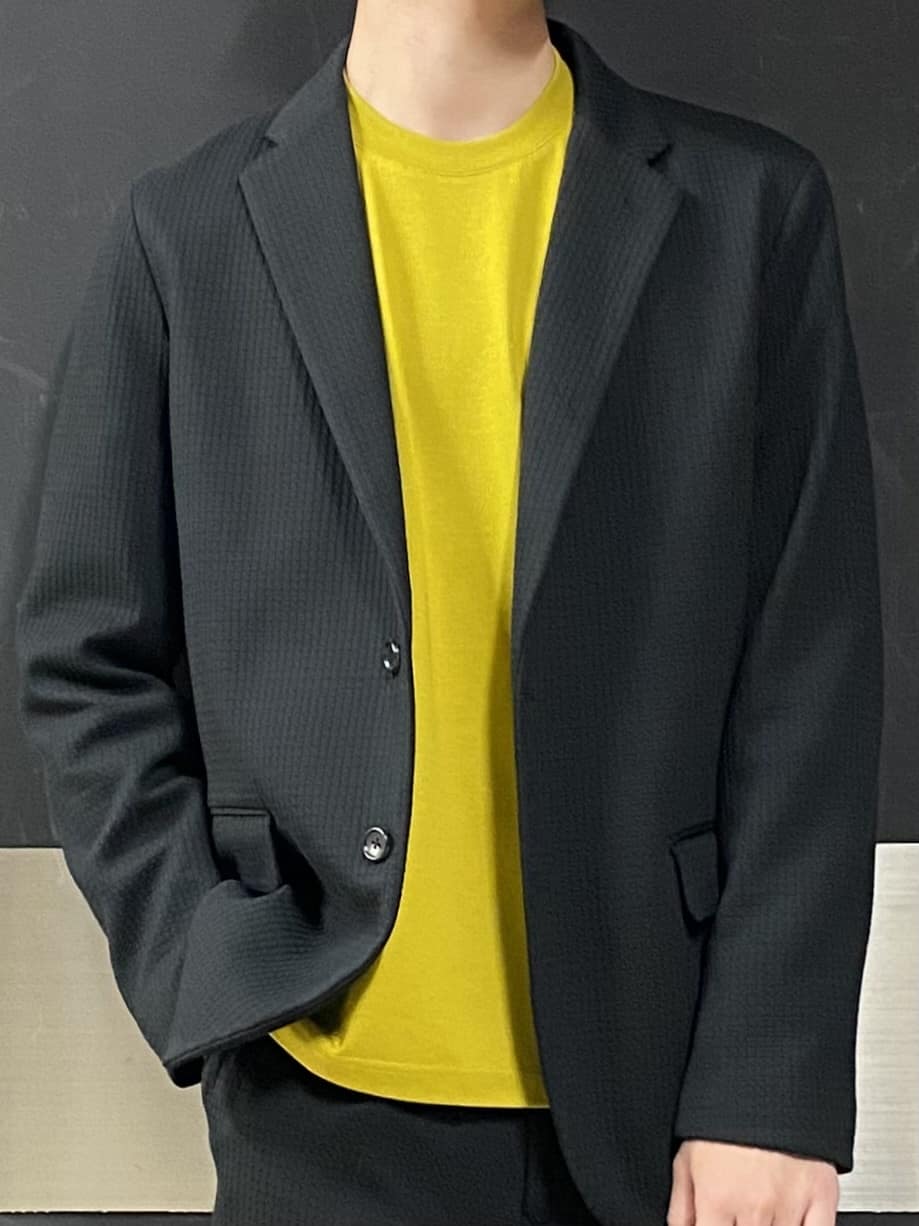shoumaさんの「TAKEO KIKUCHI｜【抗菌防臭】クロスウィーブ ジャケット」を使ったコーディネート