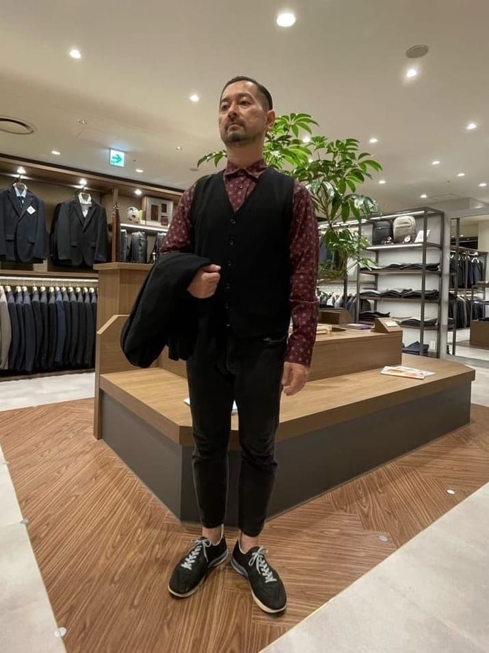sioさんの「TAKEO KIKUCHI｜【抗菌防臭】クロスウィーブ ジャケット」を使ったコーディネート