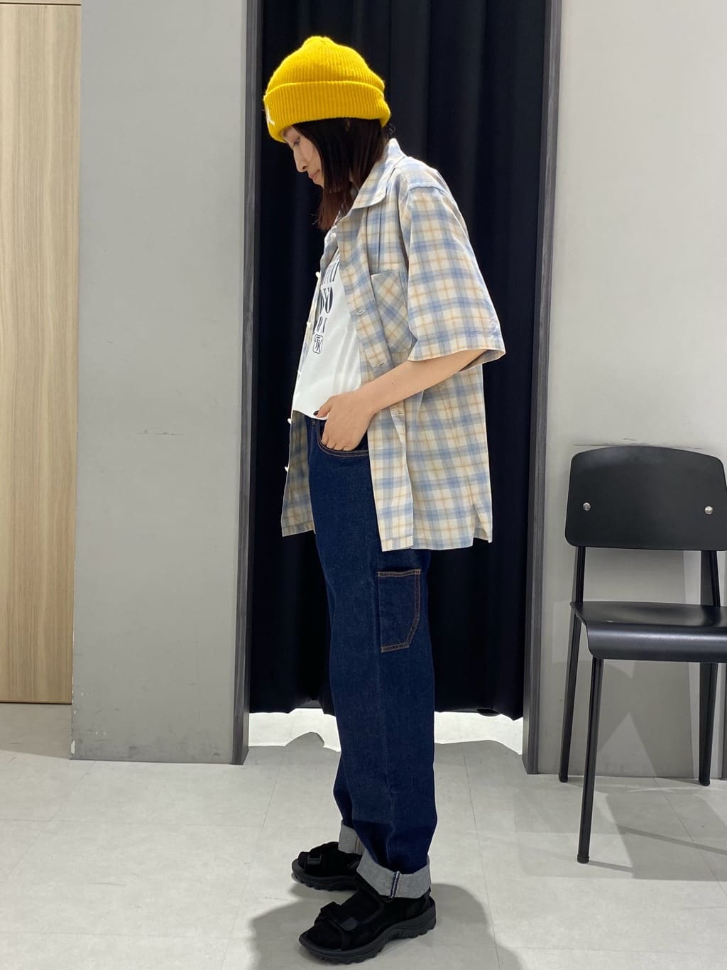 RICOさんの「TAKEO KIKUCHI｜ラスタウォーカーニットCAP」を使ったコーディネート