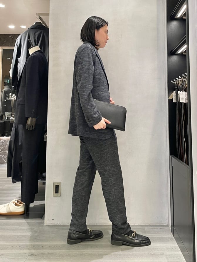 Tightさんの「TAKEO KIKUCHI｜【尾州織】リネンブレンド メッシュ ジャケット」を使ったコーディネート