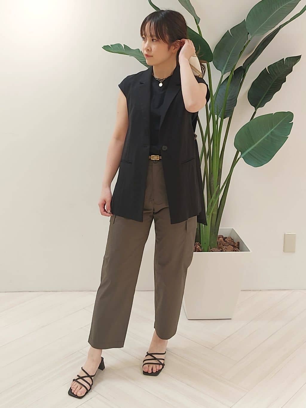 YuKaRiさんの「UNTITLED｜【リバーシブル】Hバックルベルト」を使ったコーディネート
