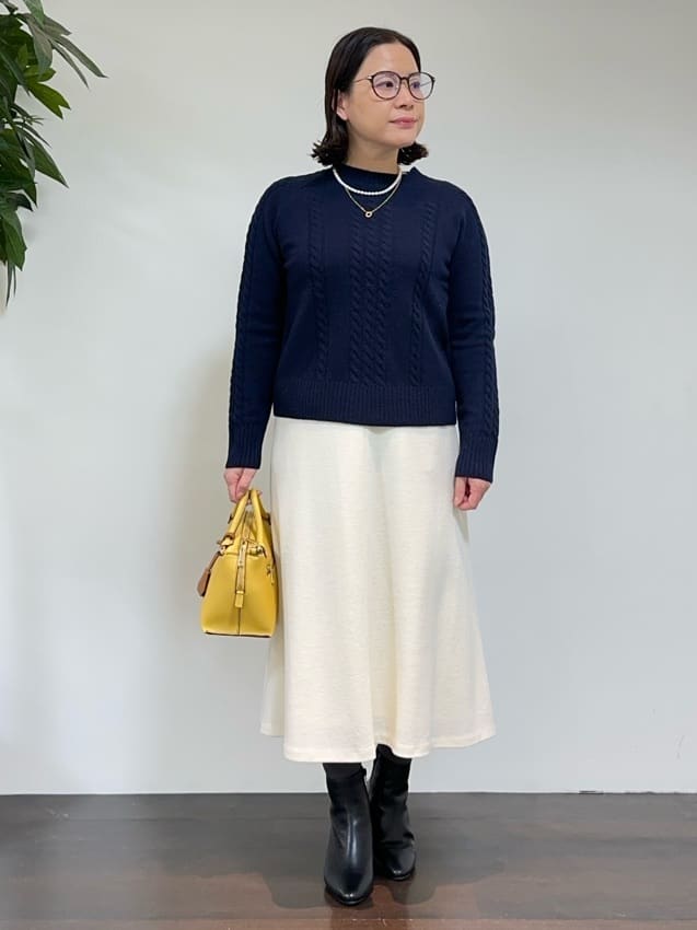Asamiさんの「UNTITLED｜【日本製／2WAY衿】スタンドカラー ロングコート」を使ったコーディネート