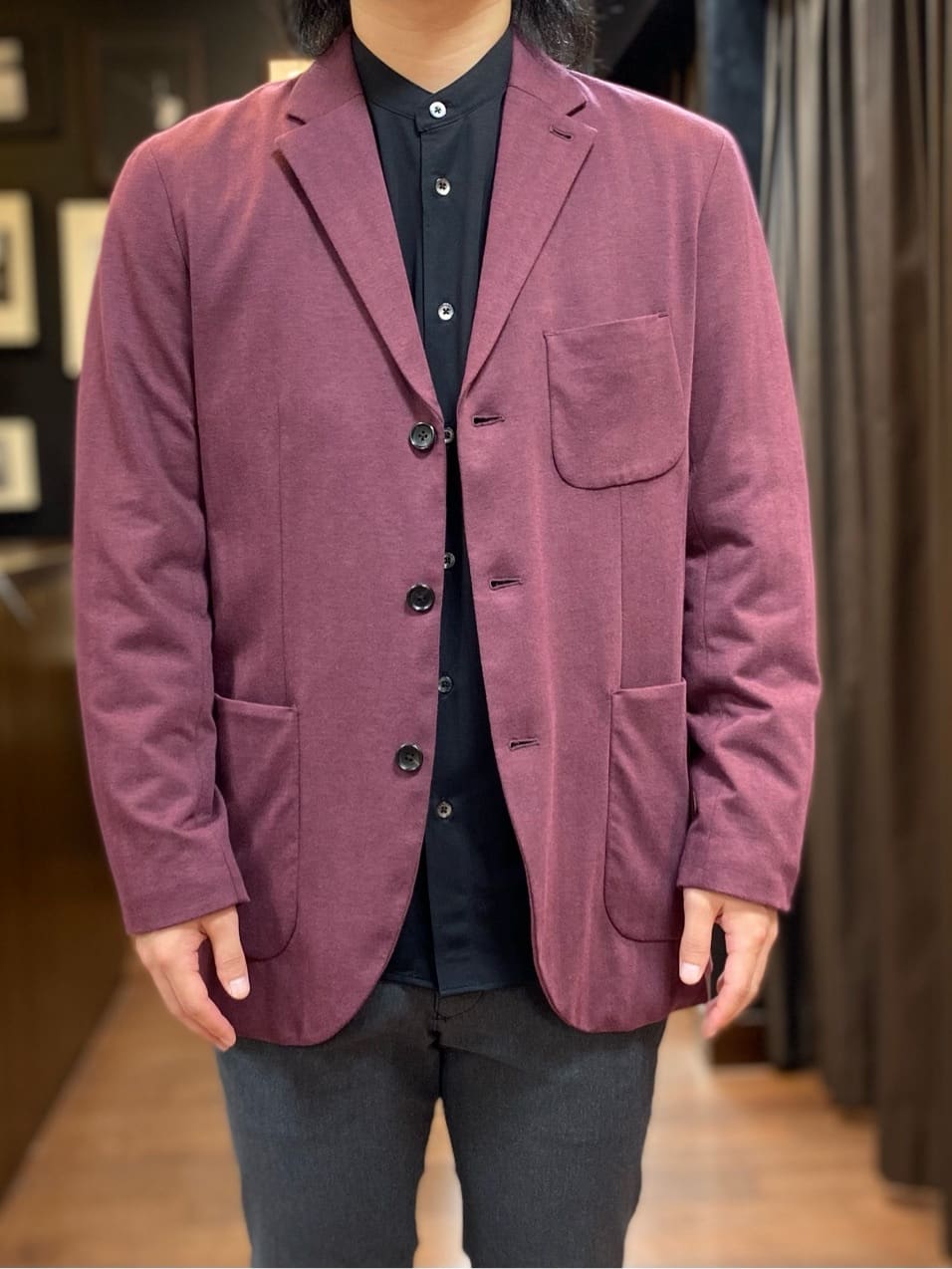 hazuさんの「TAKEO KIKUCHI｜【Made in JAPAN】播州織 ヘリンボン ストレート パンツ」を使ったコーディネート