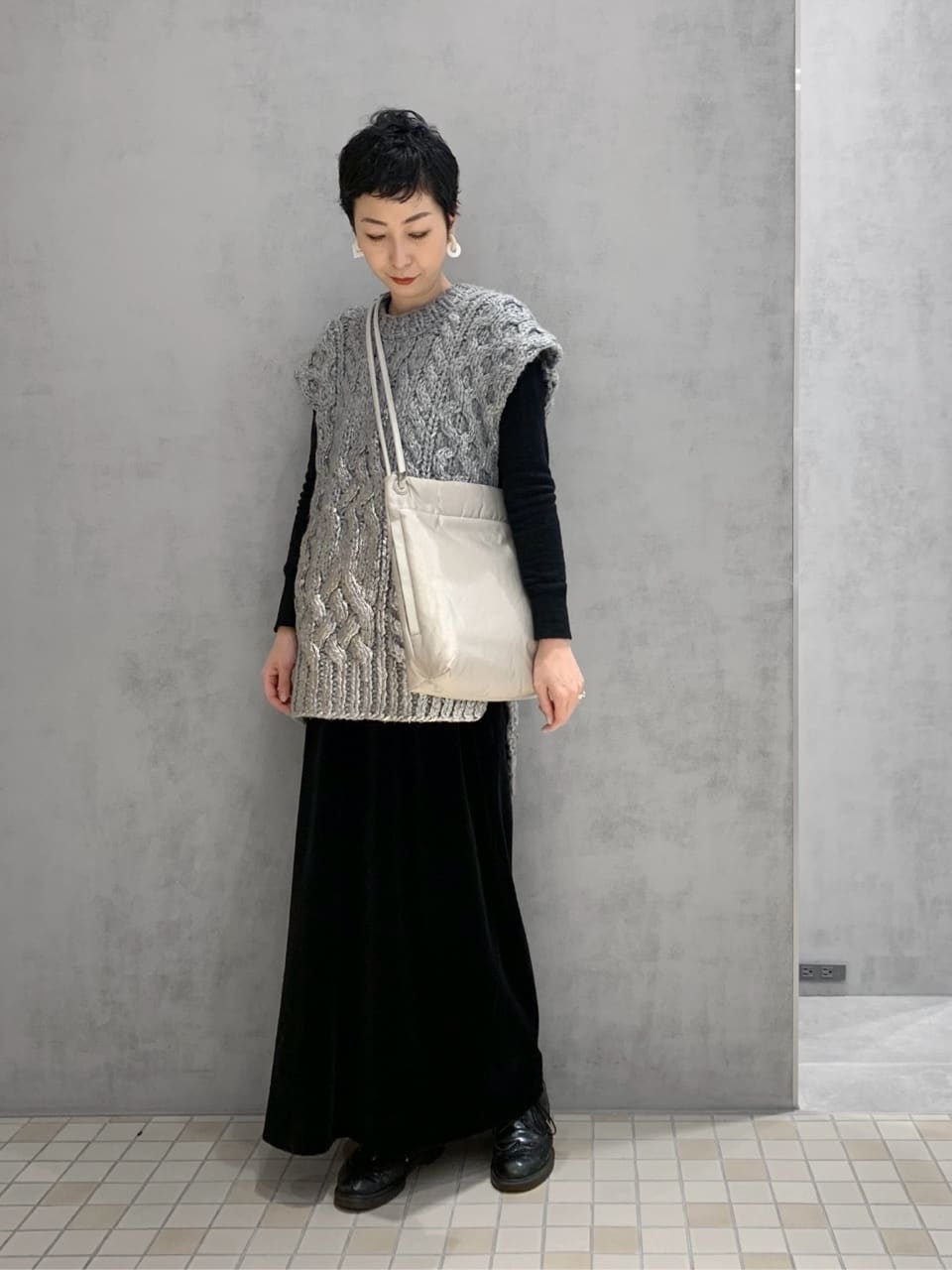 Kさんの「HIROKO HAYASHI｜ENORME（エノルメ）ショルダーバッグ」を使ったコーディネート