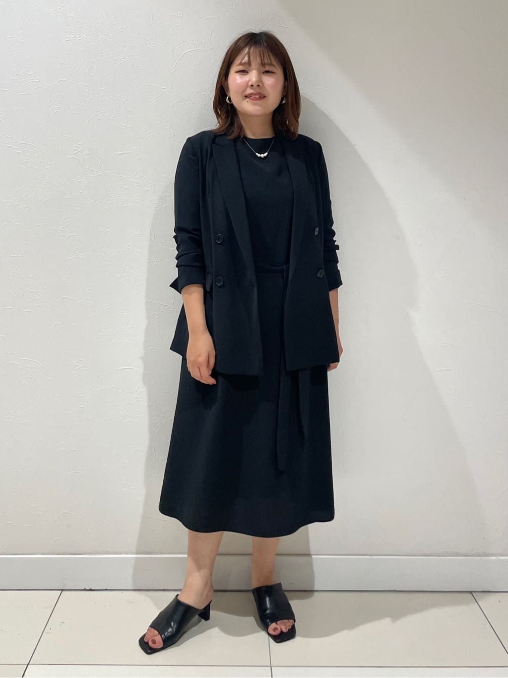 YUUKIさんの「INDIVI｜【セレモニーにおすすめ！】パール調トップネックレス」を使ったコーディネート