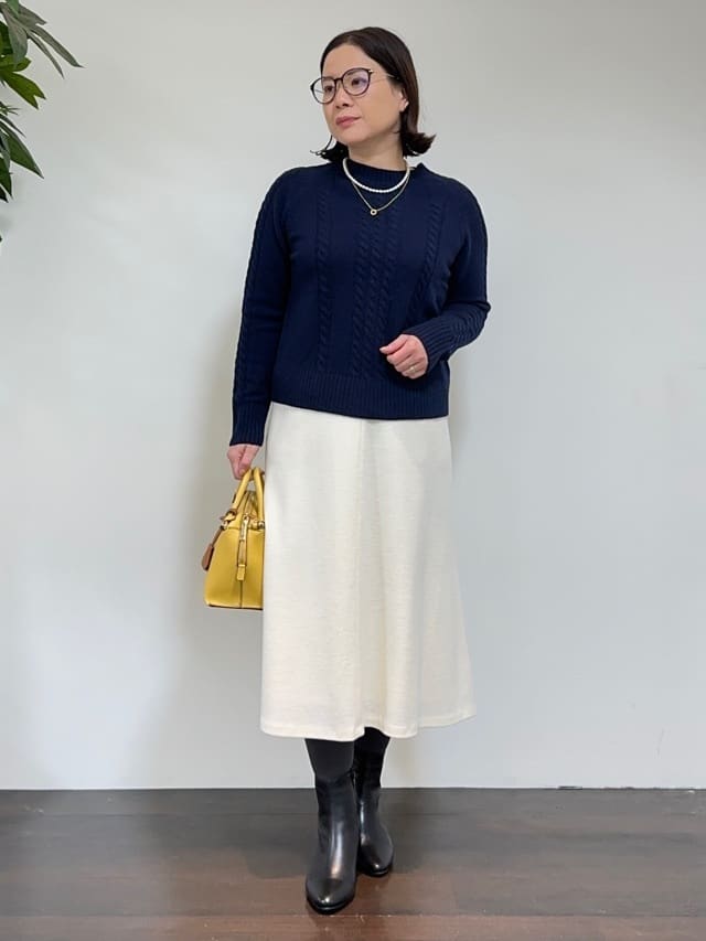 Asamiさんの「UNTITLED｜【日本製／2WAY衿】スタンドカラー ロングコート」を使ったコーディネート