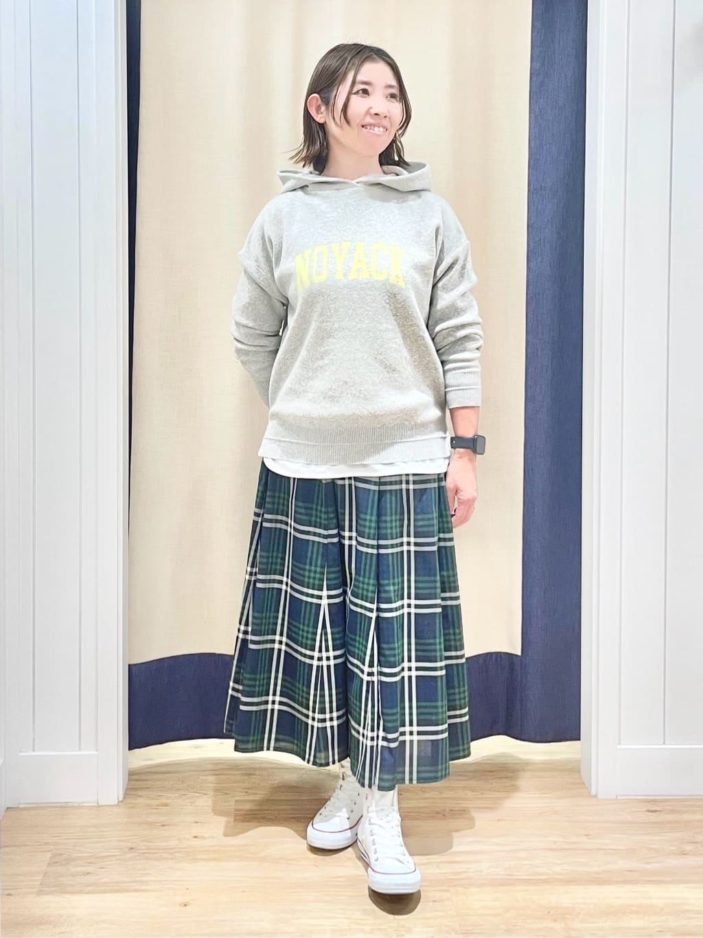 Akiさんの「Dessin｜【CONVERSE/コンバース】ハイカット」を使ったコーディネート