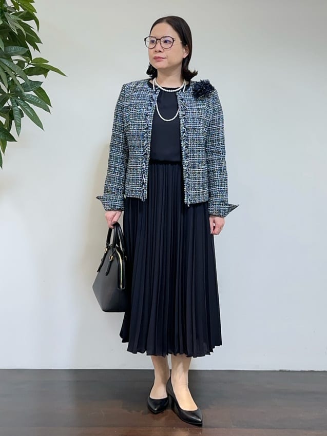 Asamiさんの「UNTITLED｜【追加6/日本製】2連フェイクパールネックレス」を使ったコーディネート