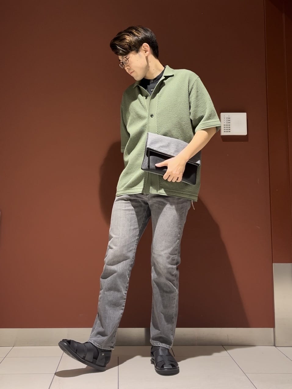 ジュンさんの「TAKEO KIKUCHI｜【2WAY】ショルダー クラッチバッグ」を使ったコーディネート