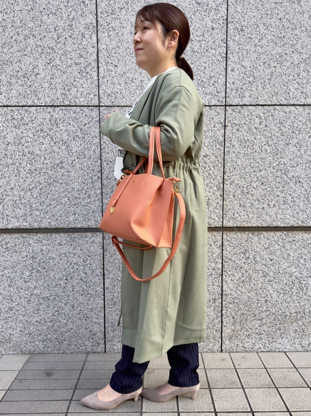 Mii (みー)さんの「SHOO･LA･RUE｜【洗える/SS-3L】すっきりキレイにかっこよく 大人のテーパードパンツ」を使ったコーディネート