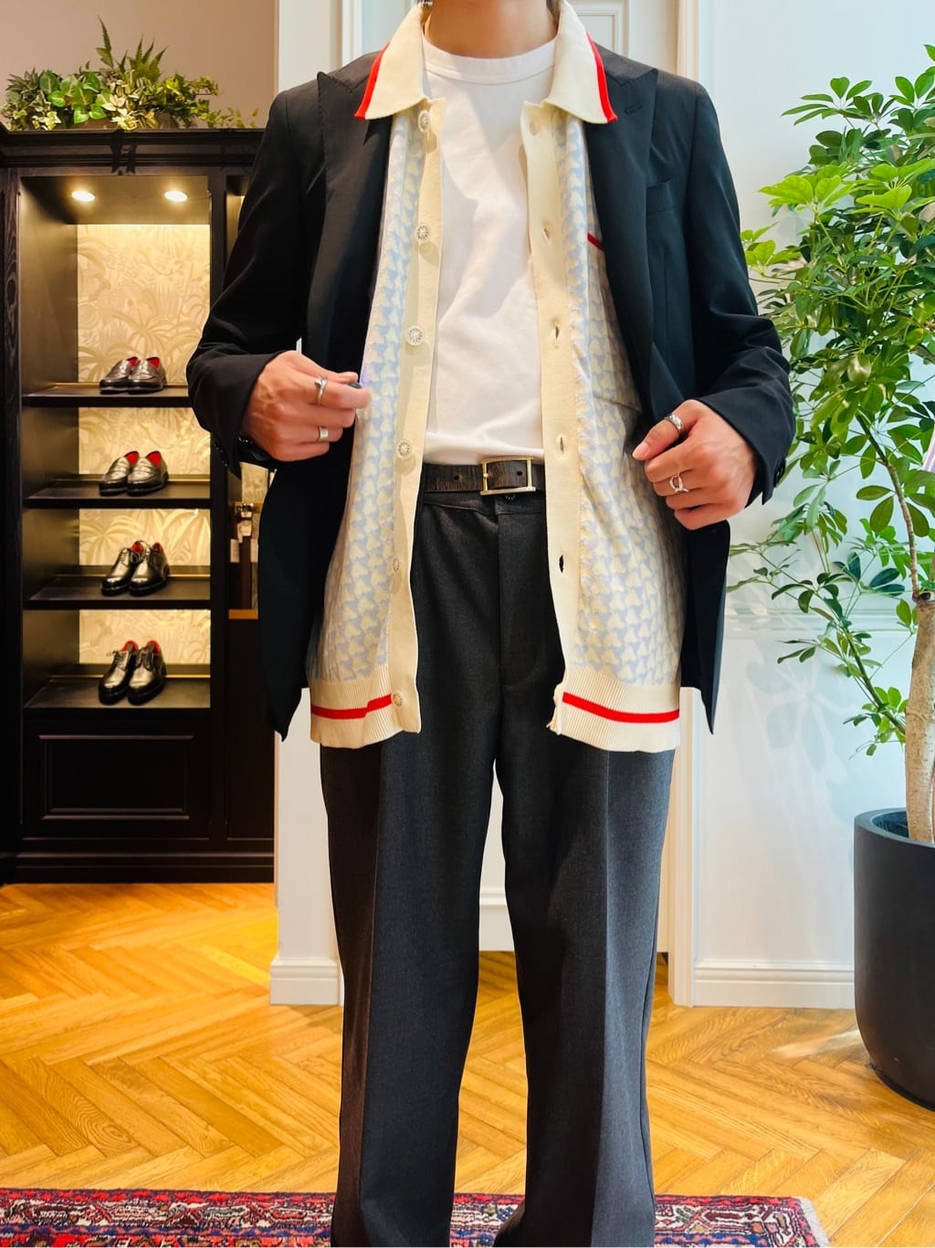 kaminaga さんの「DRESSTERIOR｜【セットアップ可】スリーピース SET UP ジャケット」を使ったコーディネート