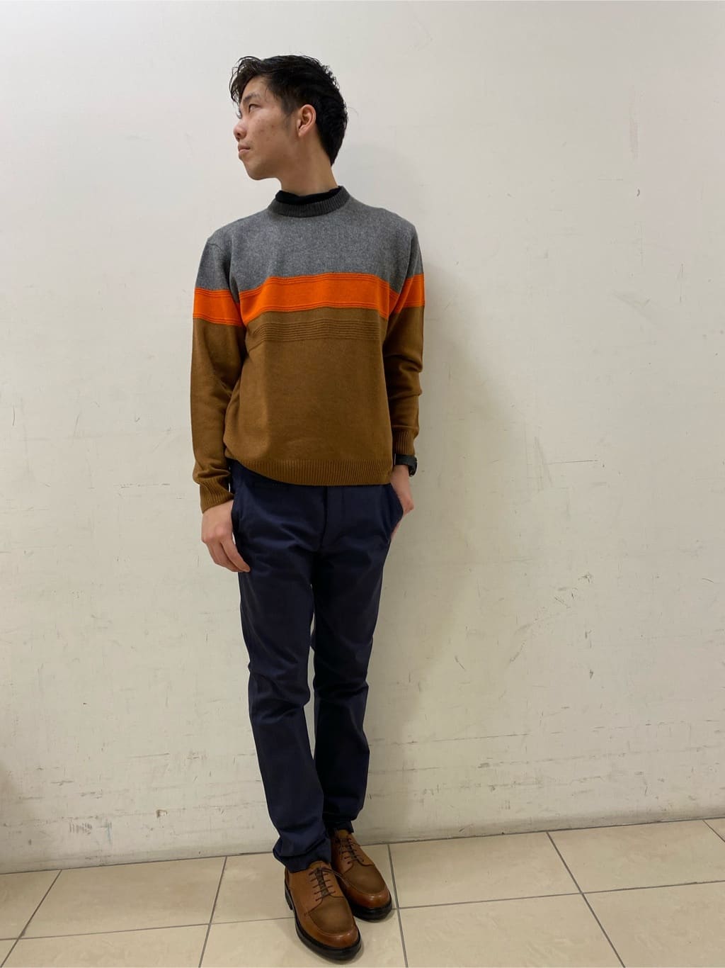 shoumaさんの「TAKEO KIKUCHI｜【全7サイズ&times;8色展開！】トップマルチヘリンボン パンツ」を使ったコーディネート