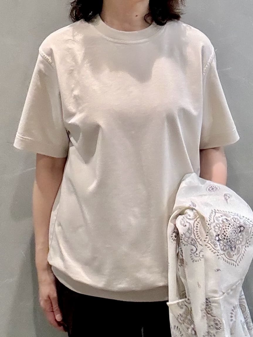 のぐみさんの「TAKEO KIKUCHI｜【抗菌防臭／5サイズ展開】ハイゲージポンチ Tシャツ」を使ったコーディネート