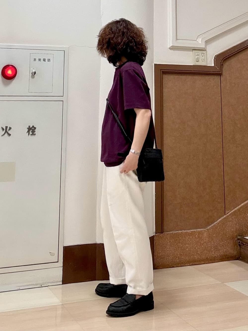 のぐみさんの「TAKEO KIKUCHI｜【抗菌防臭／5サイズ展開】ハイゲージポンチ Tシャツ」を使ったコーディネート