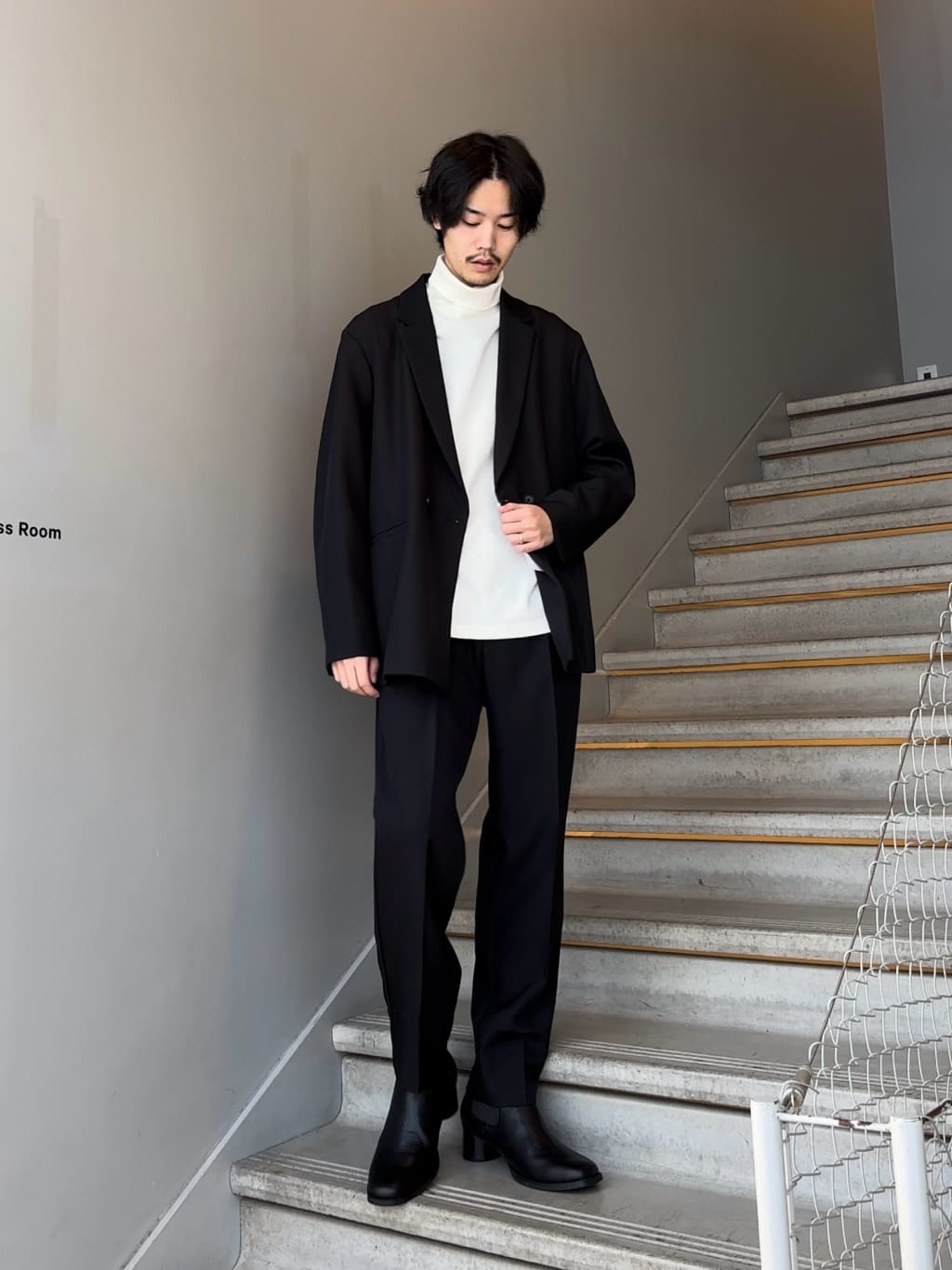 北浦歩大さんの「tk.TAKEO KIKUCHI｜アソートセットアップ」を使ったコーディネート