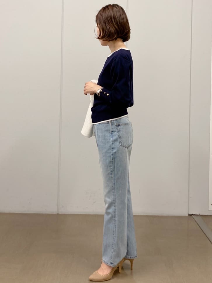 ｎｏｒｉさんの「COUP DE CHANCE｜【環境に配慮したデニム】細身デニムパンツ」を使ったコーディネート