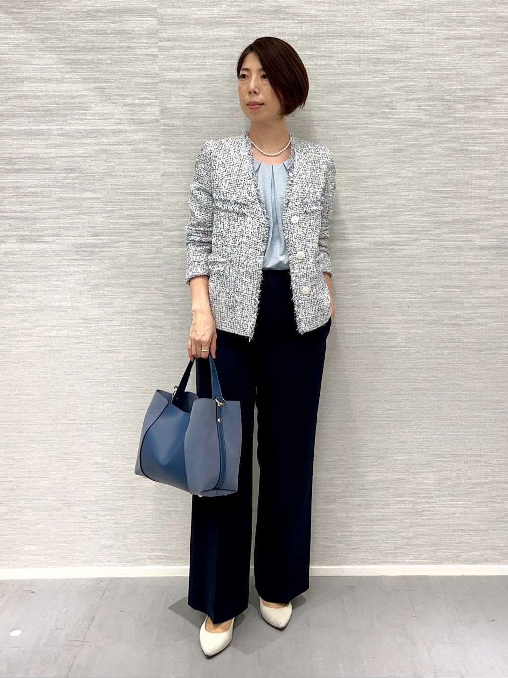Shinakoさんの「UNTITLED｜◆【洗える／日本製】ラウンドネックプルオーバー」を使ったコーディネート