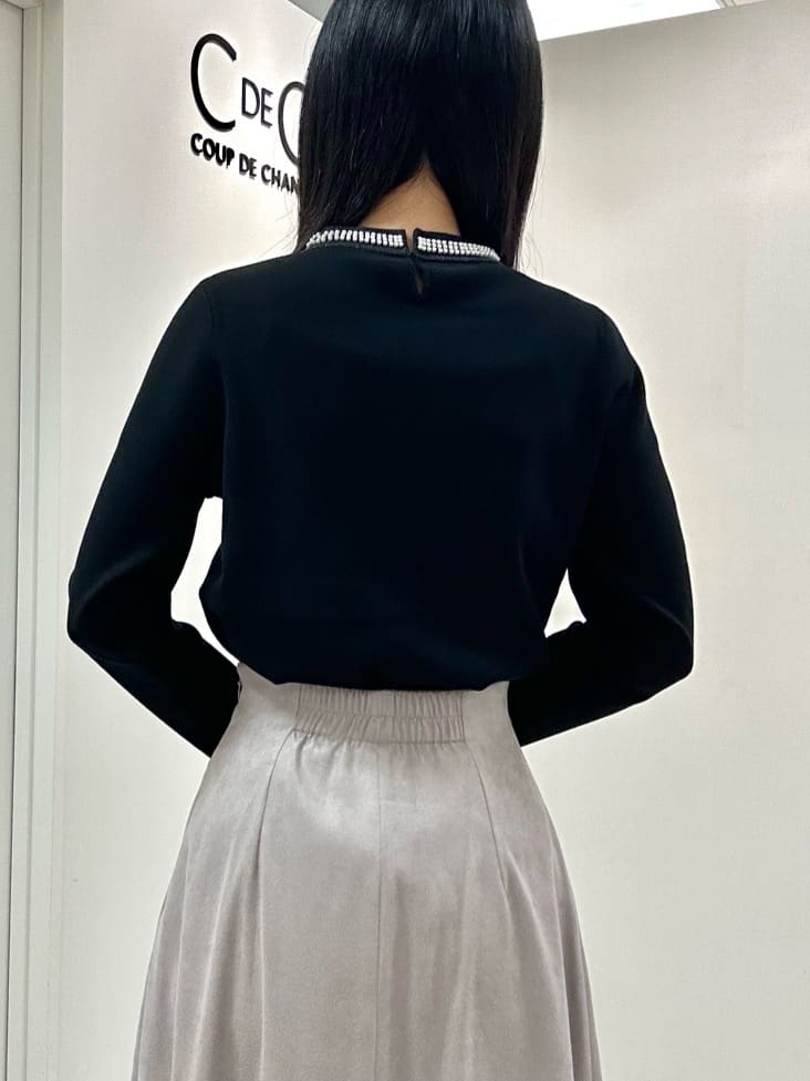akariさんの「COUP DE CHANCE｜【2WAY】フェイクスエードコンビ ワンハンドルバッグ」を使ったコーディネート