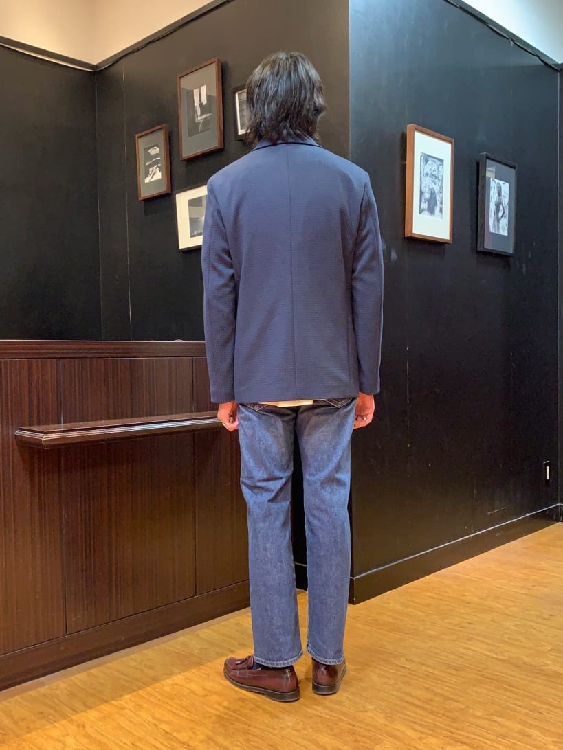 ニシカワさんの「TAKEO KIKUCHI｜【抗菌防臭】クロスウィーブ ジャケット」を使ったコーディネート