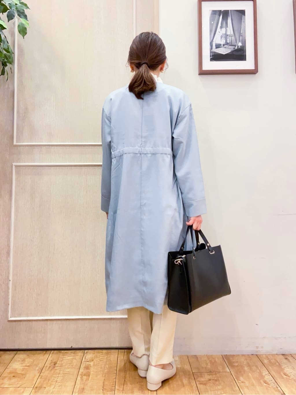 なみさんの「SHOO･LA･RUE｜【洗える/SS-3L】すっきりキレイにかっこよく 大人のテーパードパンツ」を使ったコーディネート