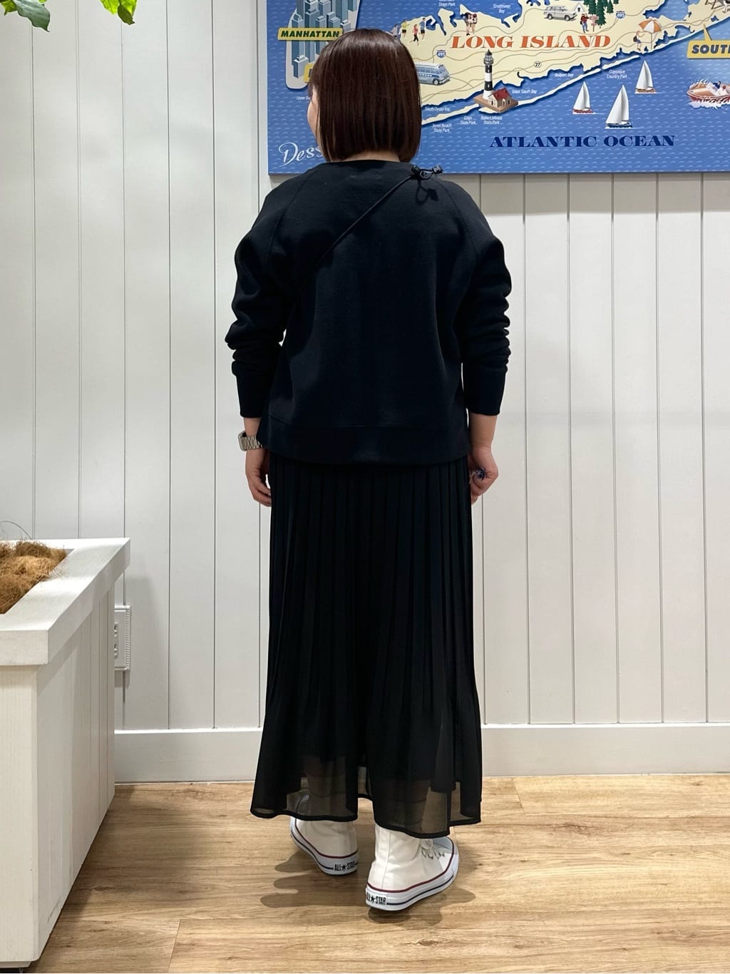nahoさんの「Dessin｜【CONVERSE/コンバース】ハイカット」を使ったコーディネート