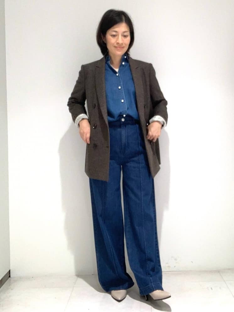 ちーさんの「UNTITLED｜【日本製・本革】Comfit Dresser Pumps（コンフィットドレッサーパンプス）」を使ったコーディネート