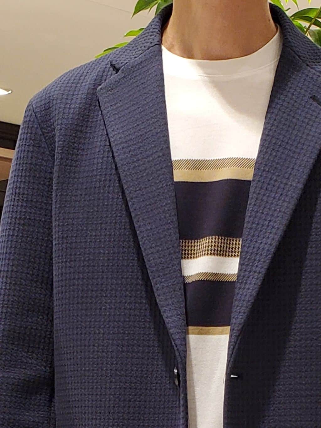 ishidaさんの「TAKEO KIKUCHI｜【抗菌防臭】クロスウィーブ ジャケット」を使ったコーディネート