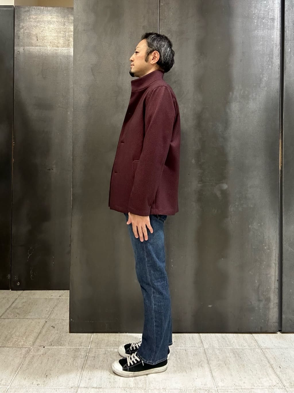 coheyさんの「TAKEO KIKUCHI｜【DOWN FABRIC】ダウンファブリック スタンドカラーブルゾン」を使ったコーディネート
