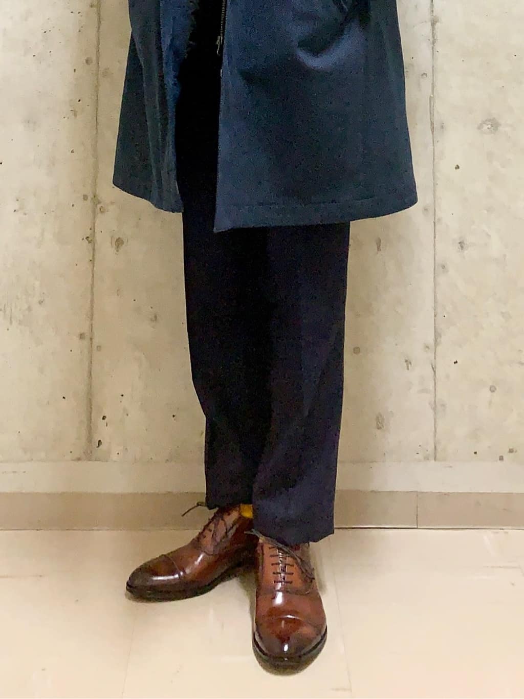 木村剛さんの「TAKEO KIKUCHI｜【3WAY】ジャカードヘリンボン ダウンライナーブルゾン」を使ったコーディネート