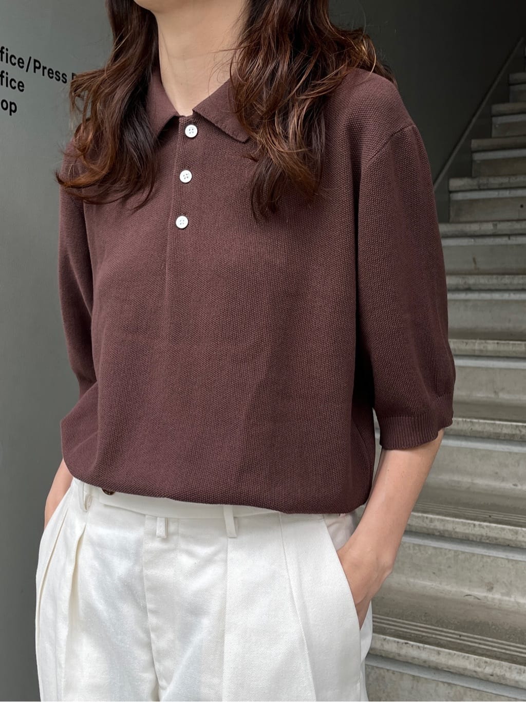 神野（jinno）さんの「TAKEO KIKUCHI｜【尾州織】リネンブレンド メッシュ ジャケット」を使ったコーディネート