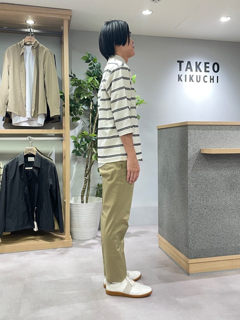 TAKE✳︎さんの「TAKEO KIKUCHI｜【オフィスカジュアル対応】ドレス チノパンツ」を使ったコーディネート