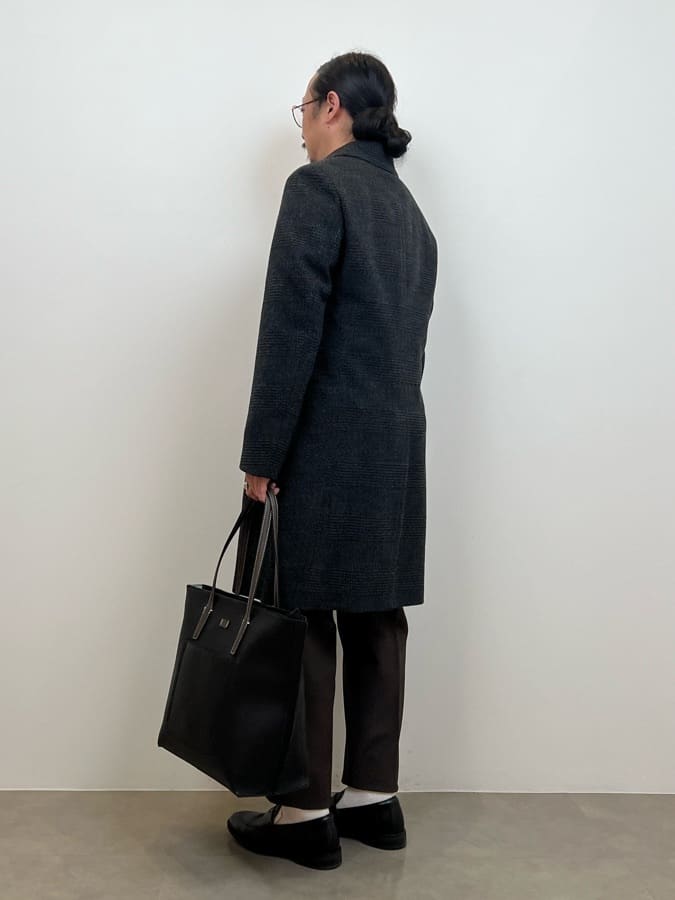 川口(髭長髪)さんの「TAKEO KIKUCHI｜コインローファー」を使ったコーディネート