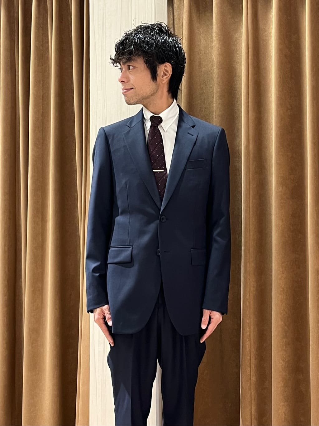 URAさんの「TAKEO KIKUCHI｜ストレートチップシューズ[ メンズ ビジネス シューズ 結婚式 ]」を使ったコーディネート
