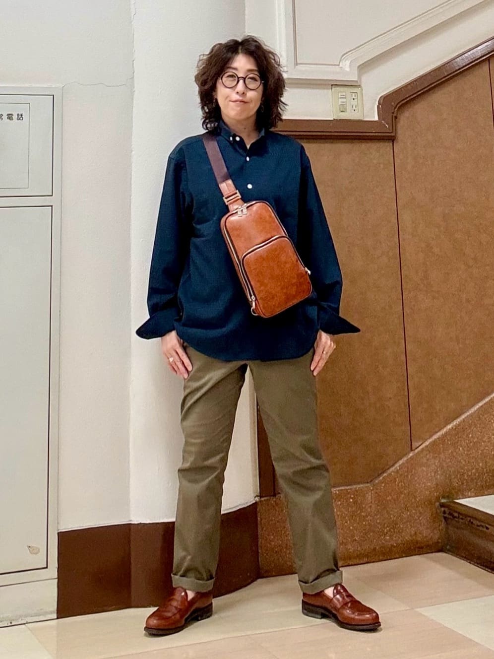 のぐみさんの「TAKEO KIKUCHI｜【オフィスカジュアル対応】ドレス チノパンツ」を使ったコーディネート