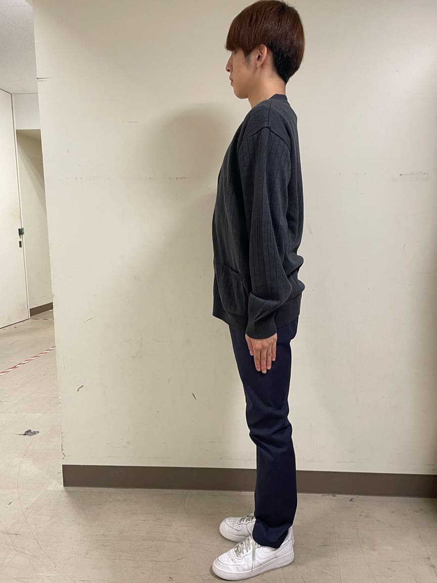 ゆうさんの「TAKEO KIKUCHI｜【全7サイズ&times;8色展開！】トップマルチヘリンボン パンツ」を使ったコーディネート