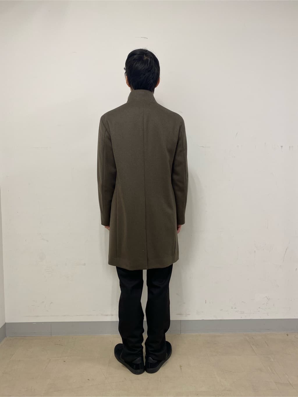shoumaさんの「TAKEO KIKUCHI｜【ウールカシミヤブレンド】ビーバー調 スタンドカラー コート」を使ったコーディネート