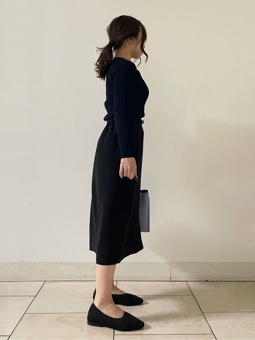 kahoさんの「INDIVI｜【セレモニーにおすすめ！】パール調トップネックレス」を使ったコーディネート
