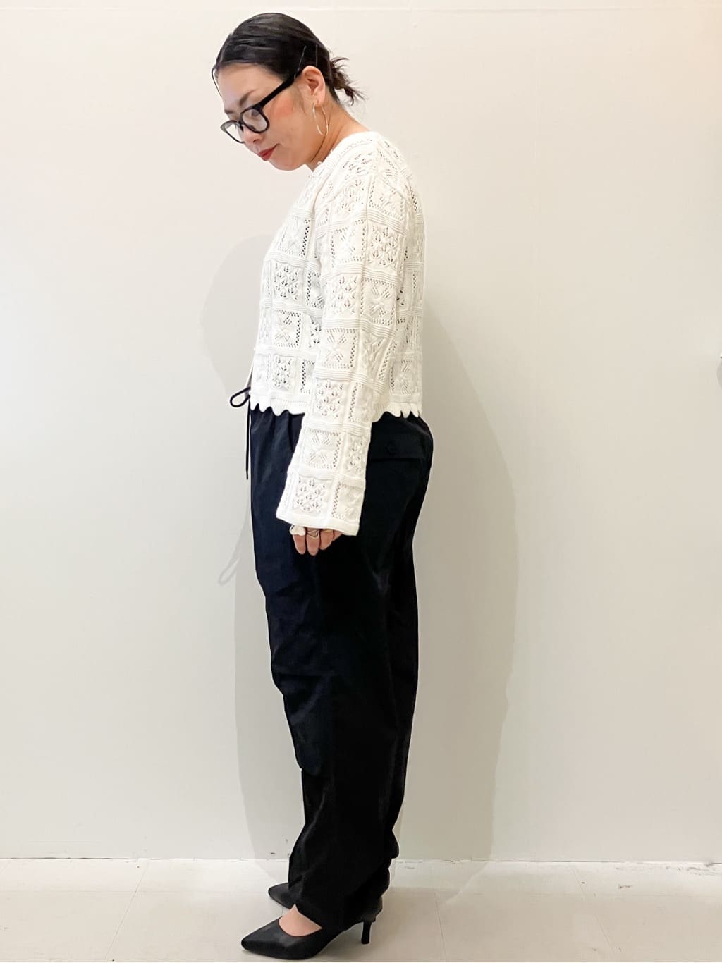 nishidaさんの「OPAQUE.CLIP｜ワイドストラップキャミソール【洗濯機洗い可】」を使ったコーディネート
