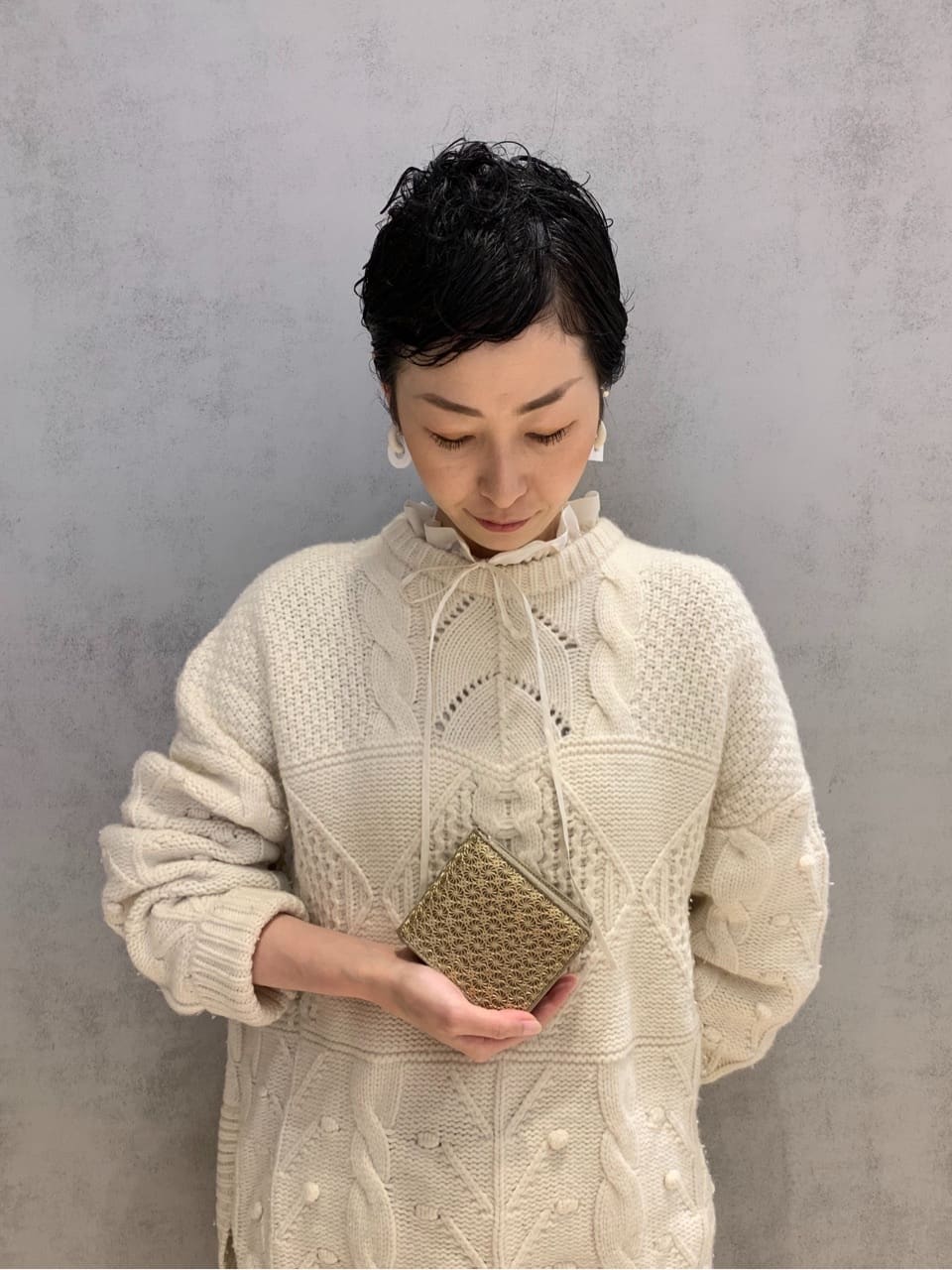 Kさんの「HIROKO HAYASHI｜GIRASOLE（ジラソーレ）二つ折り財布」を使ったコーディネート
