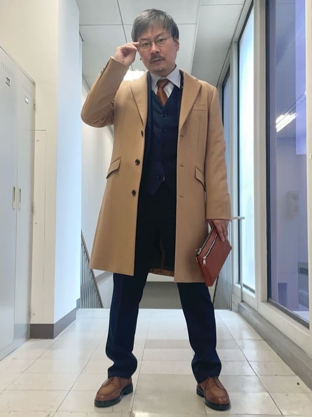 MAKOTO AIさんの「TAKEO KIKUCHI｜【Made in JAPAN】矢絣（やがすり）スーツ／スリーピース対応」を使ったコーディネート