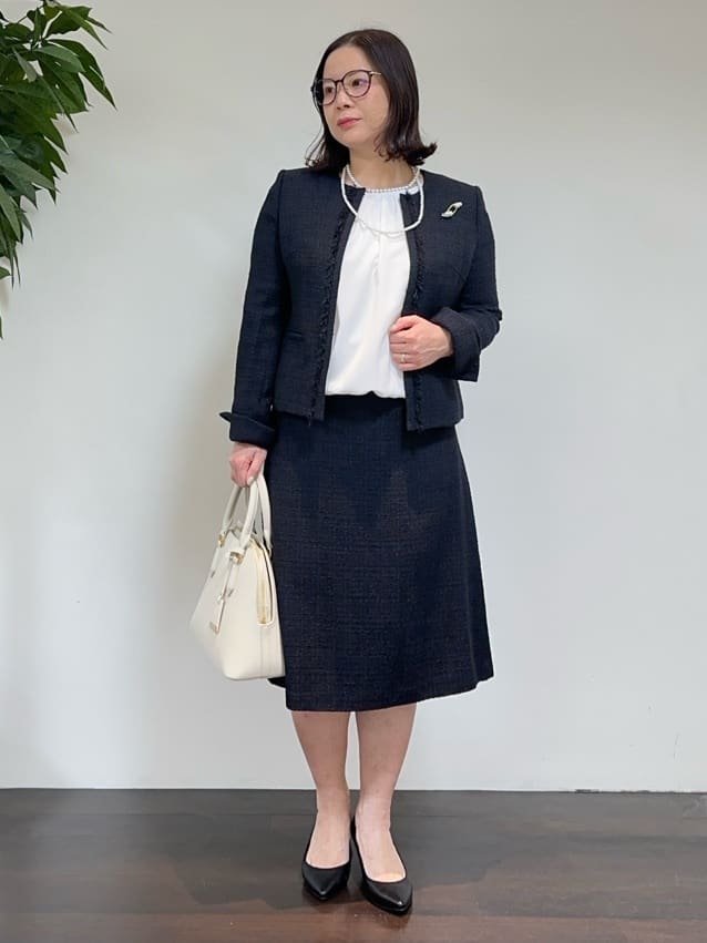 Asamiさんの「UNTITLED｜【追加6/日本製】2連フェイクパールネックレス」を使ったコーディネート