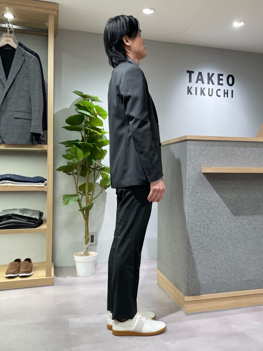 TAKE✳︎さんの「TAKEO KIKUCHI｜【抗菌防臭/シーズンレス】シアサッカー ジャージシャツ」を使ったコーディネート