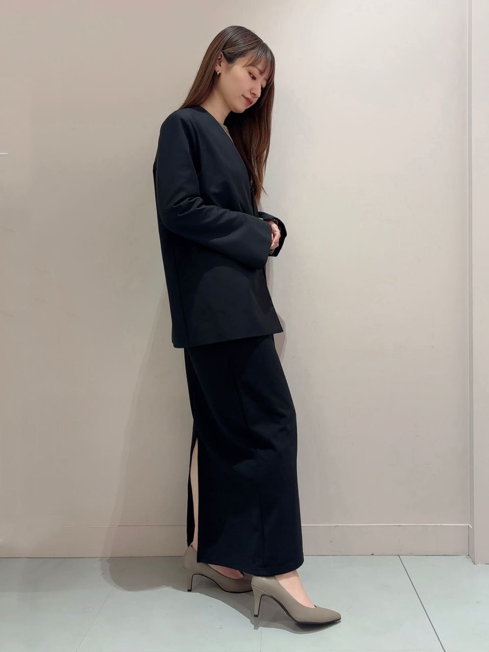 RINAさんの「ESPERANZA｜12時間パンプスEveryDayPlane「約7.5cmヒール」」を使ったコーディネート
