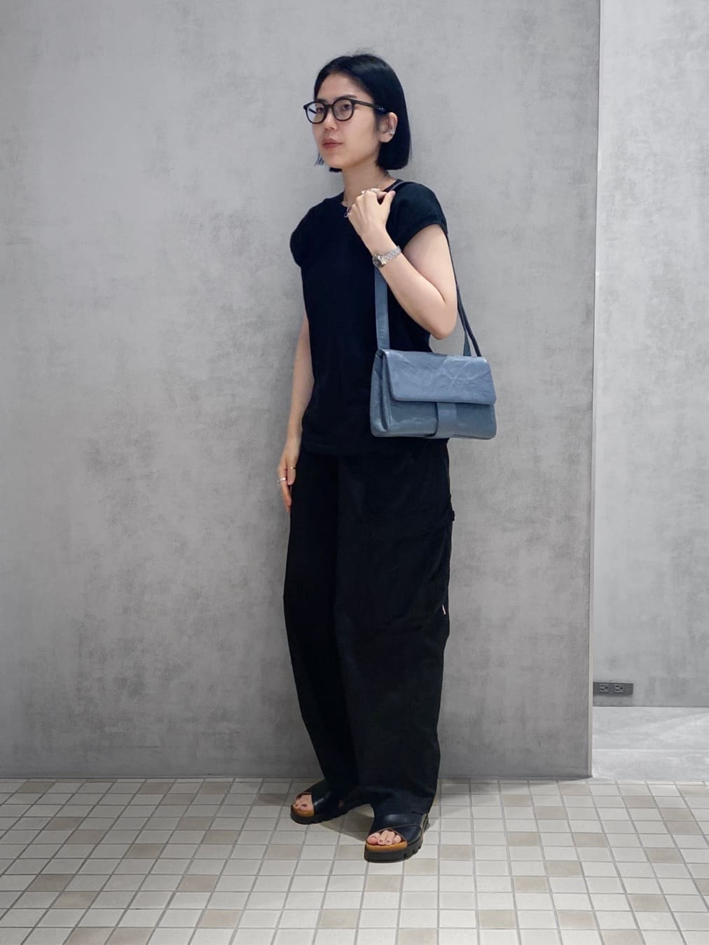 Uさんの「HIROKO HAYASHI｜BEFANA(ベファーナ)ショルダーバッグ」を使ったコーディネート