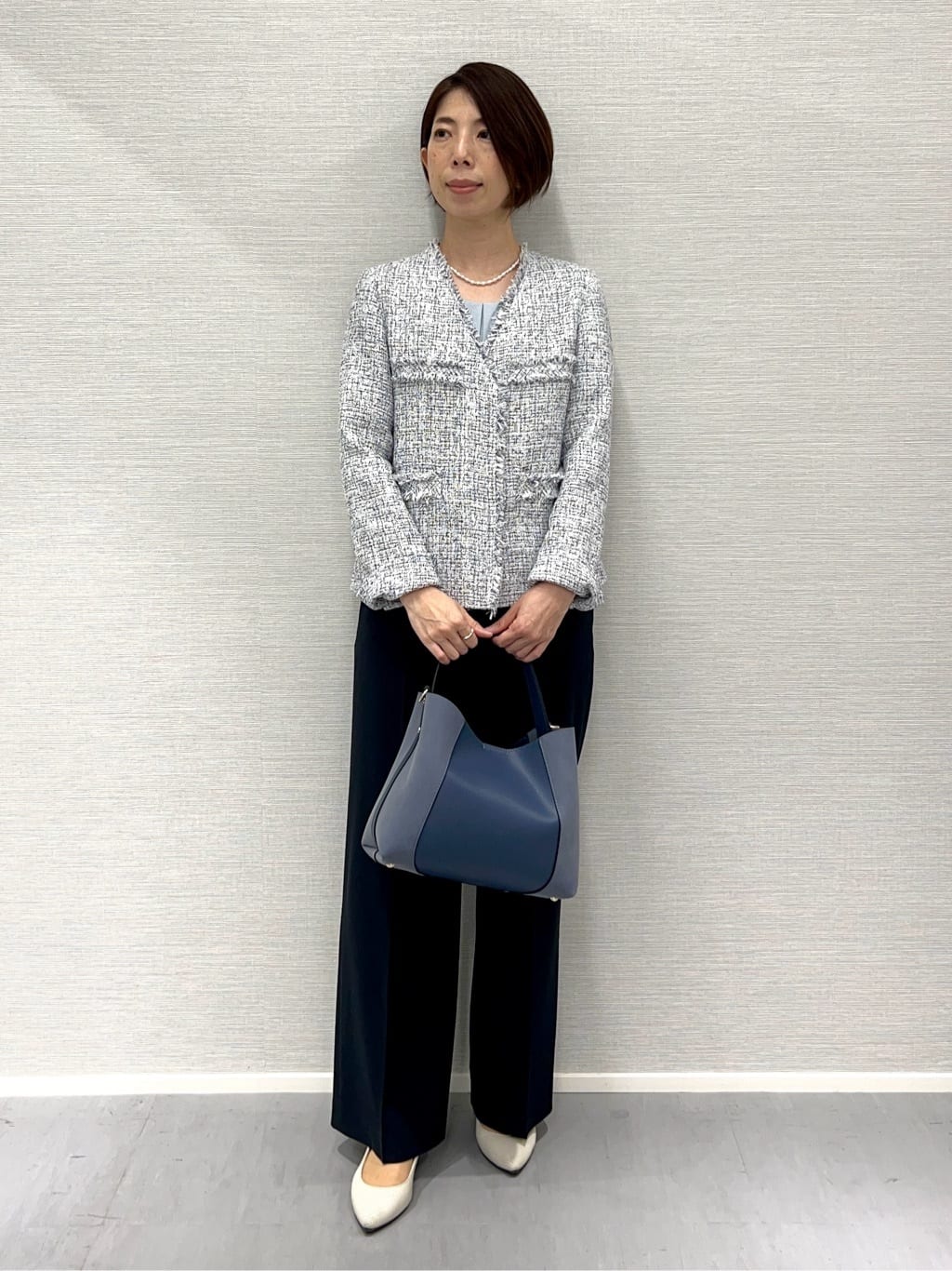 Shinakoさんの「UNTITLED｜◆【洗える／日本製】ラウンドネックプルオーバー」を使ったコーディネート
