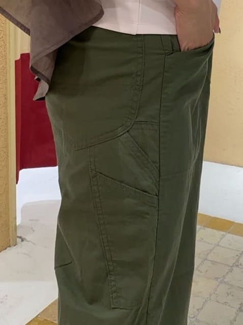 さち。さんの「grove｜＜Lee&times;grove（別注色あり）＞ PAINTER PANTS」を使ったコーディネート