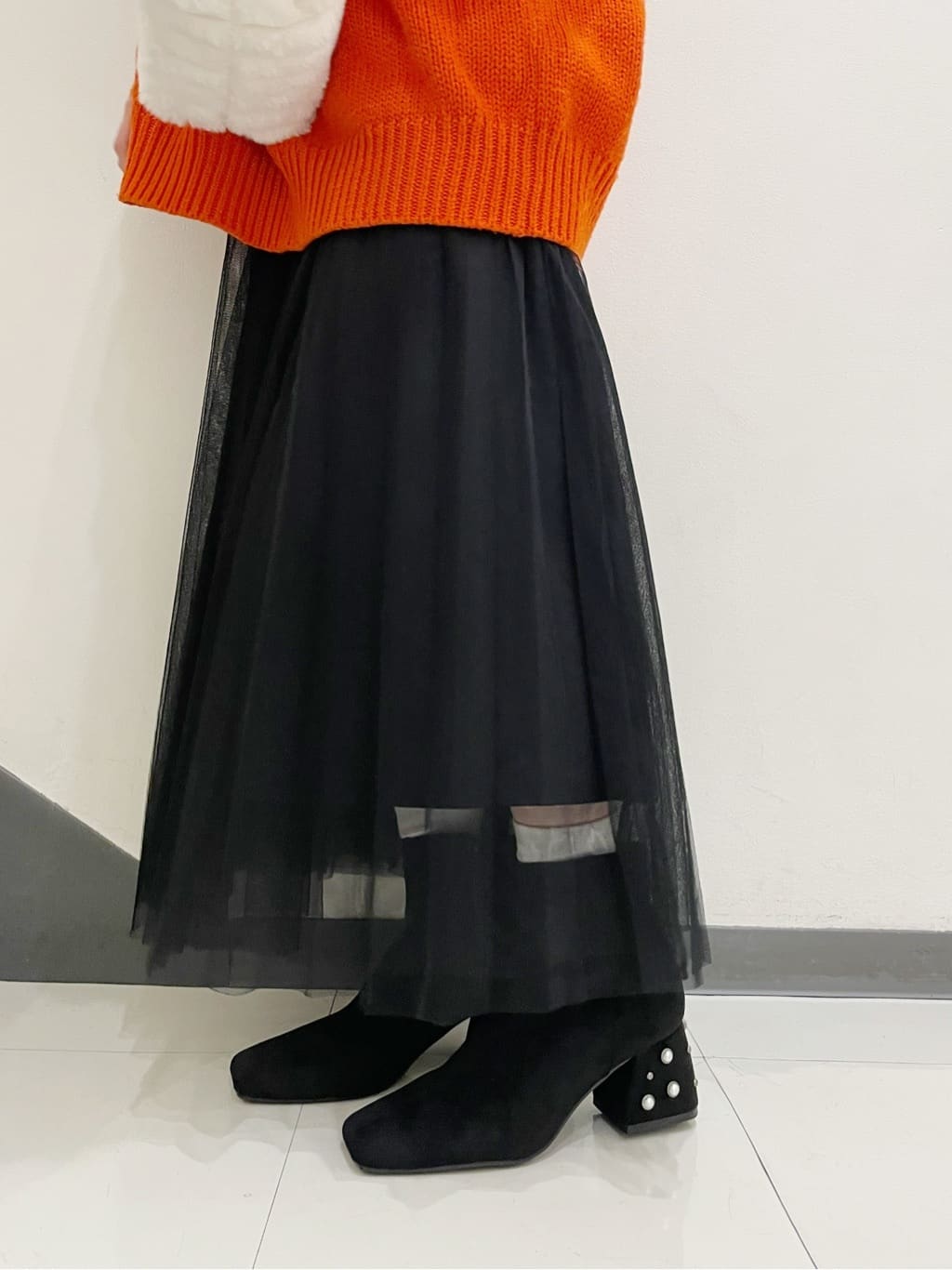 re__さんの「ESPERANZA｜2WAY トート ショルダーバッグ ファー」を使ったコーディネート