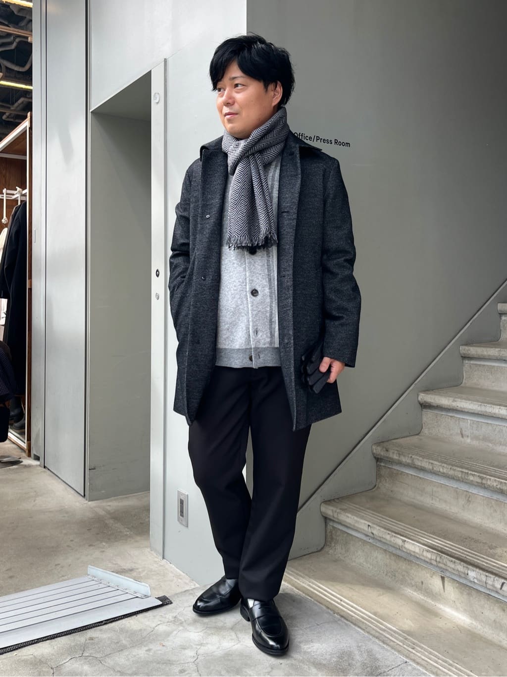 かずさんの「TAKEO KIKUCHI｜【ソフト＆ナチュラル】ミニメッシュ レザー コインケース」を使ったコーディネート