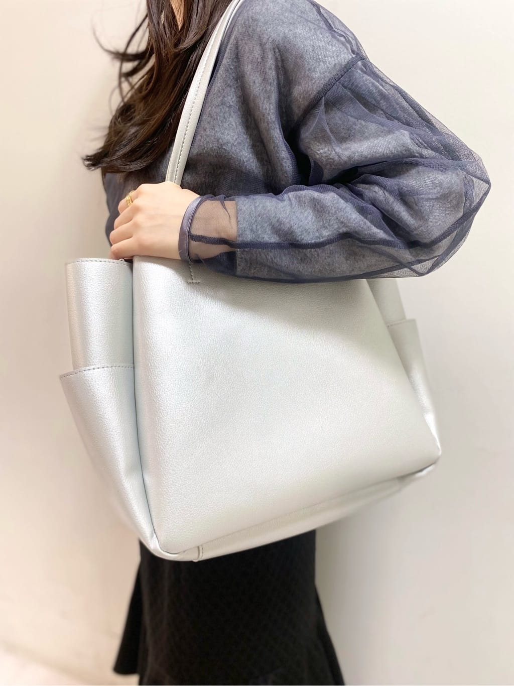 sakiさんの「ESPERANZA｜厚底レースアップパンプス」を使ったコーディネート