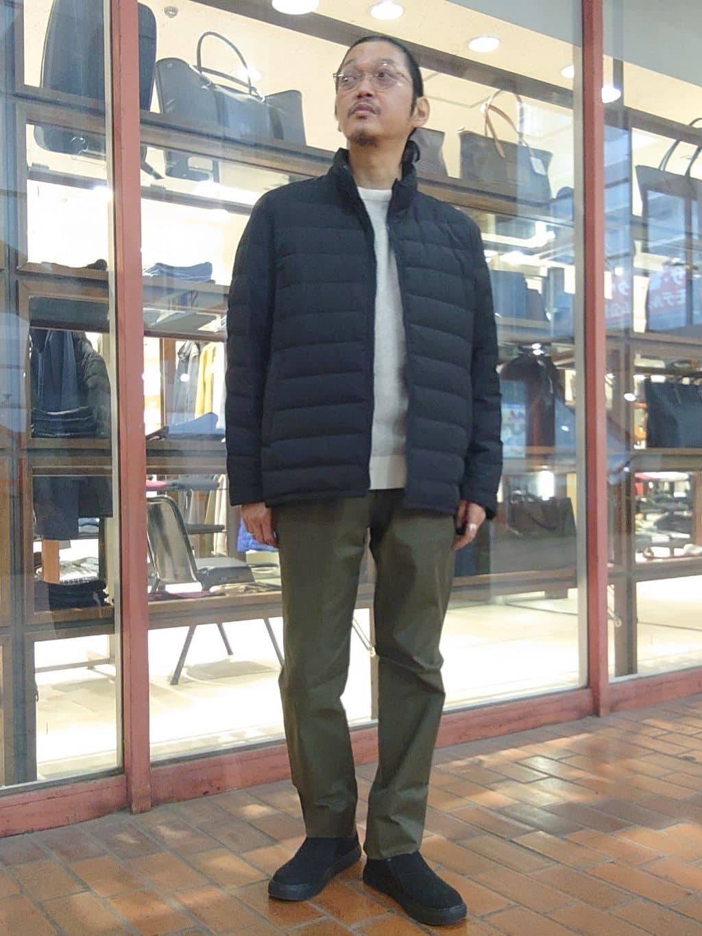 かしげるさんの「TAKEO KIKUCHI｜【全7サイズ&times;8色展開！】トップマルチヘリンボン パンツ」を使ったコーディネート